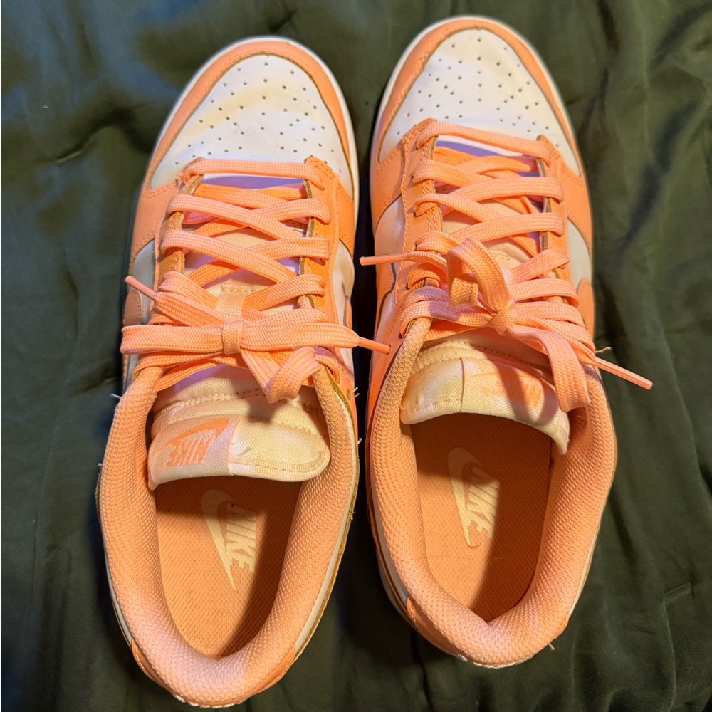 Nike Coral and White Athletic Shoes